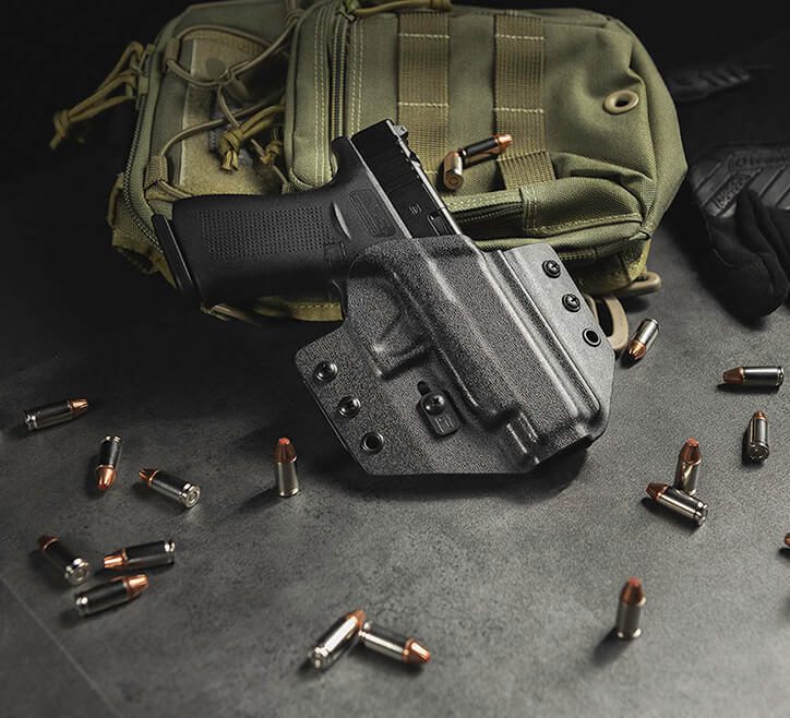 Tulster contour outside the waistband concealed carry holster